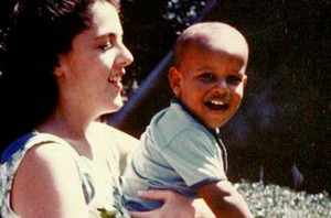Obama and his mother. Flickr. Creative Commons License 
