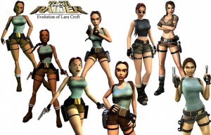 The physical evolution of Tomb Raider’s Lara Croft. 