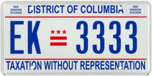 DC_2011_license_plate